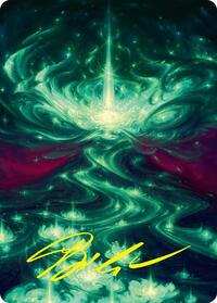 Genesis Wave Art Card (54/54) (Gold-Stamped Signature) (40) [Art Series: Foundations]