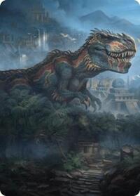 Ghalta, Primal Hunger Art Card (41/54) (41) [Art Series: Foundations]