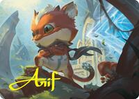 Loot, Exuberant Explorer Art Card (12/54) (Gold-Stamped Signature) (12) [Art Series: Foundations]