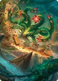 Mossborn Hydra Art Card (42/54) (42) [Art Series: Foundations]