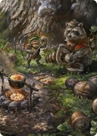Sylvan Scavenging Art Card (46/54) (46) [Art Series: Foundations]