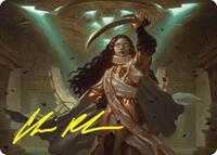Elenda, Saint of Dusk Art Card (15/54) (Gold-Stamped Signature) (15) [Art Series: Foundations]