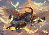 Kykar, Zephyr Awakener Art Card (16/54) (Gold-Stamped Signature) (16) [Art Series: Foundations]