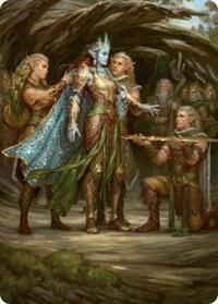 Lathril, Blade of the Elves Art Card (48/54) (48) [Art Series: Foundations]