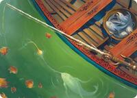 Fishing Pole Art Card (18/54) (18) [Art Series: Foundations]
