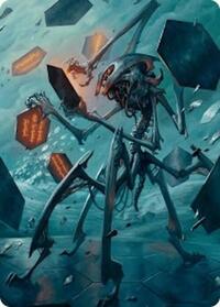 Scrawling Crawler Art Card (50/54) (50) [Art Series: Foundations]