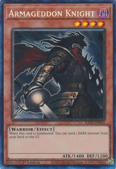 Armageddon Knight (PCR) (RA03-EN002) [Quarter Century Bonanza]