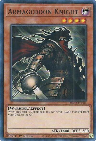 Armageddon Knight (RA03-EN002) [Quarter Century Bonanza]