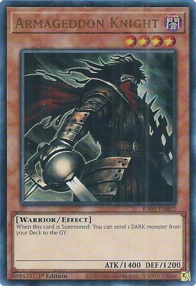 Armageddon Knight (UR) (RA03-EN002) [Quarter Century Bonanza]