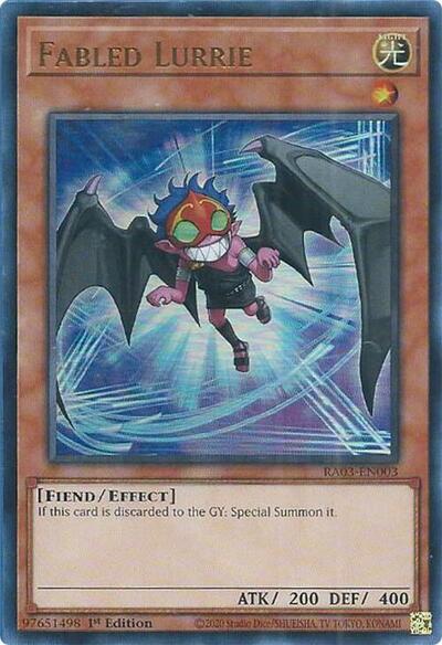 Fabled Lurrie (UR) (RA03-EN003) [Quarter Century Bonanza]