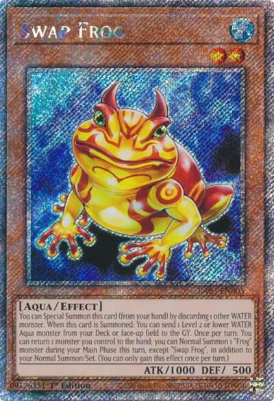 Swap Frog (Platinum Secret Rare) (RA03-EN005) [Quarter Century Bonanza]