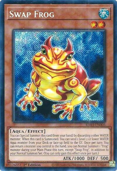 Swap Frog (Secret Rare) (RA03-EN005) [Quarter Century Bonanza]