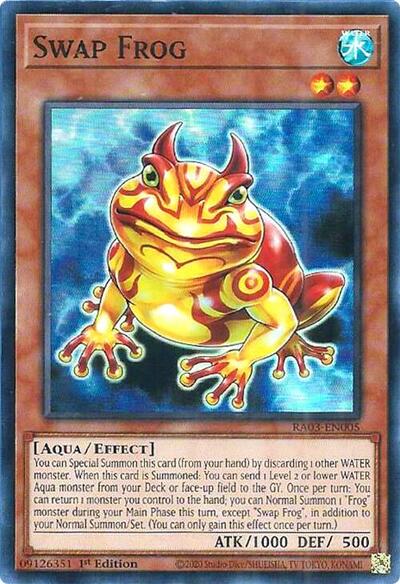 Swap Frog (RA03-EN005) [Quarter Century Bonanza]