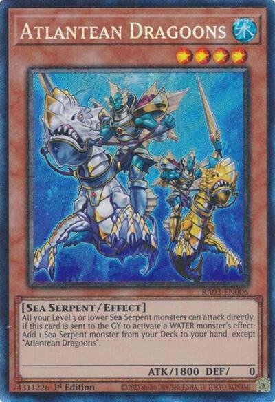 Atlantean Dragoons (PCR) (RA03-EN006) [Quarter Century Bonanza]