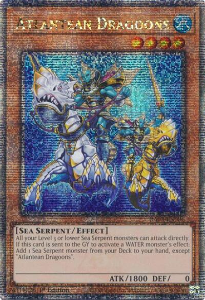 Atlantean Dragoons (Quarter Century Secret Rare) (RA03-EN006) [Quarter Century Bonanza]