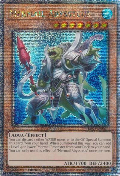 Mermail Abyssteus (Quarter Century Secret Rare) (RA03-EN007) [Quarter Century Bonanza]