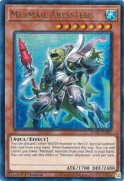 Mermail Abyssteus (UR) (RA03-EN007) [Quarter Century Bonanza]