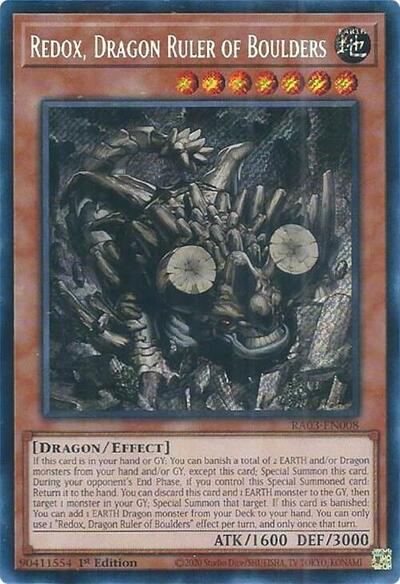 Redox, Dragon Ruler of Boulders (Secret Rare) (RA03-EN008) [Quarter Century Bonanza]