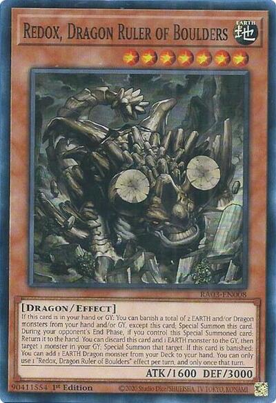Redox, Dragon Ruler of Boulders (RA03-EN008) [Quarter Century Bonanza]