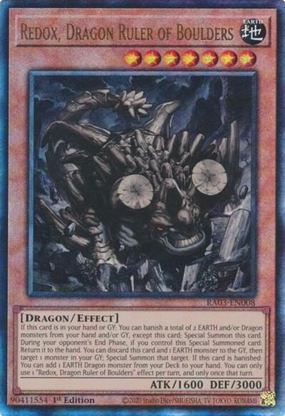 Redox, Dragon Ruler of Boulders (PUR) (RA03-EN008) [Quarter Century Bonanza]
