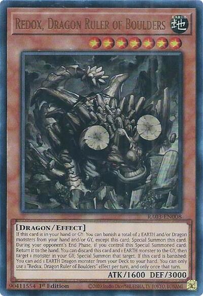 Redox, Dragon Ruler of Boulders (UR) (RA03-EN008) [Quarter Century Bonanza]