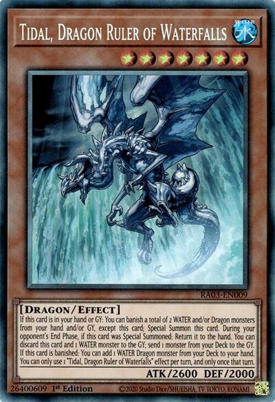 Tidal, Dragon Ruler of Waterfalls (PCR) (RA03-EN009) [Quarter Century Bonanza]