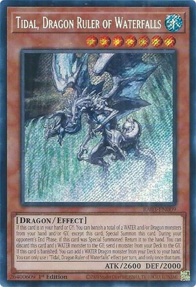 Tidal, Dragon Ruler of Waterfalls (Secret Rare) (RA03-EN009) [Quarter Century Bonanza]
