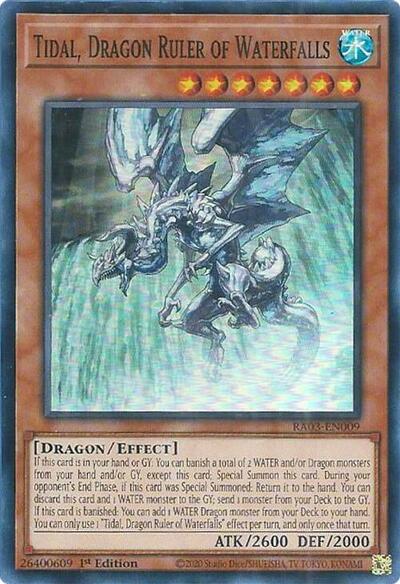 Tidal, Dragon Ruler of Waterfalls (RA03-EN009) [Quarter Century Bonanza]