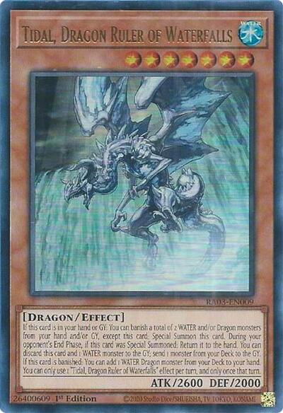 Tidal, Dragon Ruler of Waterfalls (UR) (RA03-EN009) [Quarter Century Bonanza]