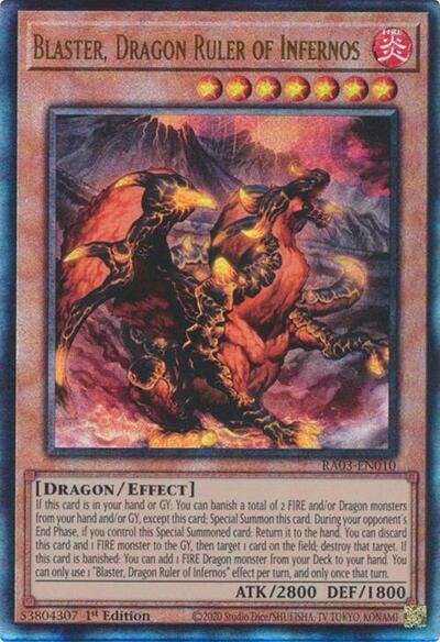 Blaster, Dragon Ruler of Infernos (PUR) (RA03-EN010) [Quarter Century Bonanza]