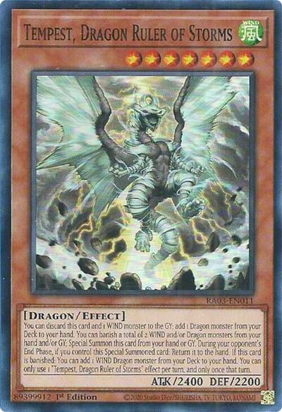 Tempest, Dragon Ruler of Storms (RA03-EN011) [Quarter Century Bonanza]