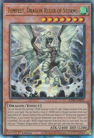 Tempest, Dragon Ruler of Storms (PUR) (RA03-EN011) [Quarter Century Bonanza]