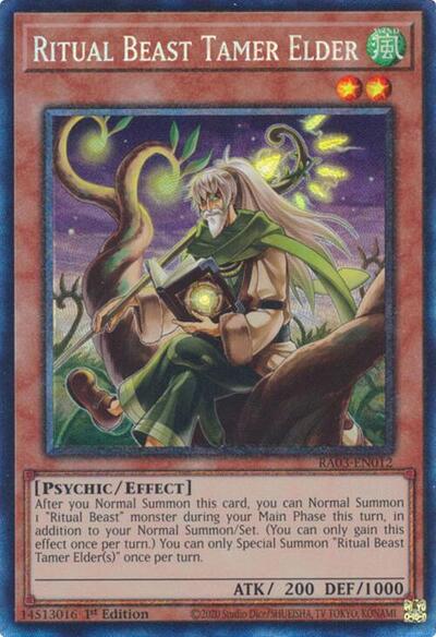Ritual Beast Tamer Elder (PCR) (RA03-EN012) [Quarter Century Bonanza]