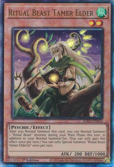 Ritual Beast Tamer Elder (PUR) (RA03-EN012) [Quarter Century Bonanza]