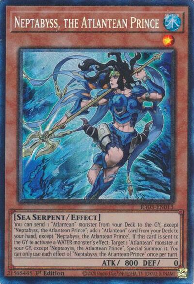 Neptabyss, the Atlantean Prince (PCR) (RA03-EN013) [Quarter Century Bonanza]