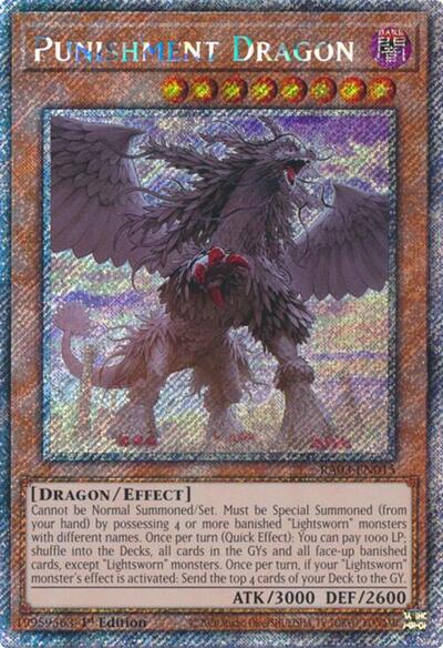 Punishment Dragon (Platinum Secret Rare) (RA03-EN015) [Quarter Century Bonanza]