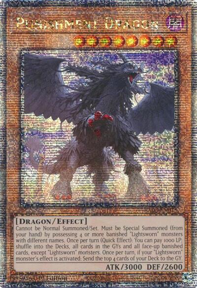 Punishment Dragon (Quarter Century Secret Rare) (RA03-EN015) [Quarter Century Bonanza]