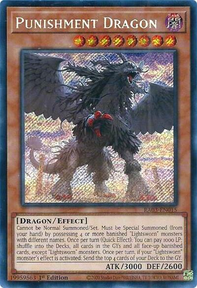 Punishment Dragon (Secret Rare) (RA03-EN015) [Quarter Century Bonanza]