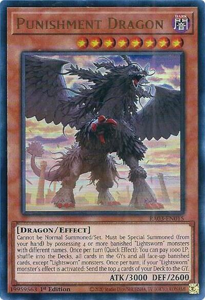 Punishment Dragon (UR) (RA03-EN015) [Quarter Century Bonanza]