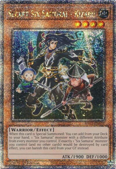 Secret Six Samurai - Kizaru (Quarter Century Secret Rare) (RA03-EN017) [Quarter Century Bonanza]