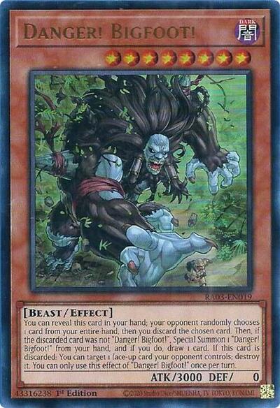 Danger! Bigfoot! (UR) (RA03-EN019) [Quarter Century Bonanza]