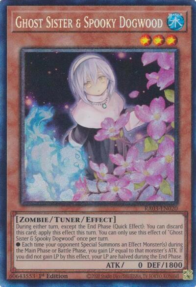 Ghost Sister & Spooky Dogwood (Alternate Art) (PCR) (RA03-EN020) [Quarter Century Bonanza]