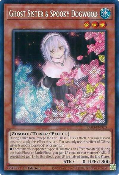 Ghost Sister & Spooky Dogwood (Alternate Art) (Secret Rare) (RA03-EN020) [Quarter Century Bonanza]