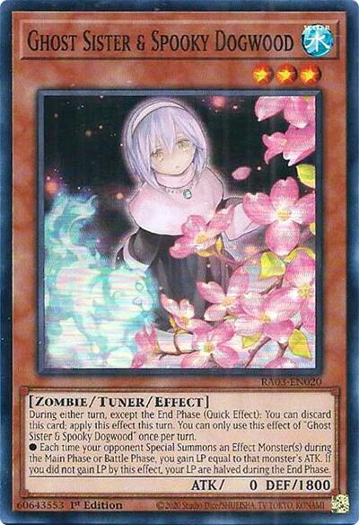 Ghost Sister & Spooky Dogwood (Alternate Art) (RA03-EN020) [Quarter Century Bonanza]
