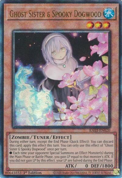 Ghost Sister & Spooky Dogwood (Alternate Art) (PUR) (RA03-EN020) [Quarter Century Bonanza]