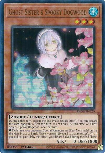Ghost Sister & Spooky Dogwood (Alternate Art) (UR) (RA03-EN020) [Quarter Century Bonanza]