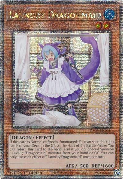 Laundry Dragonmaid (Quarter Century Secret Rare) (RA03-EN021) [Quarter Century Bonanza]