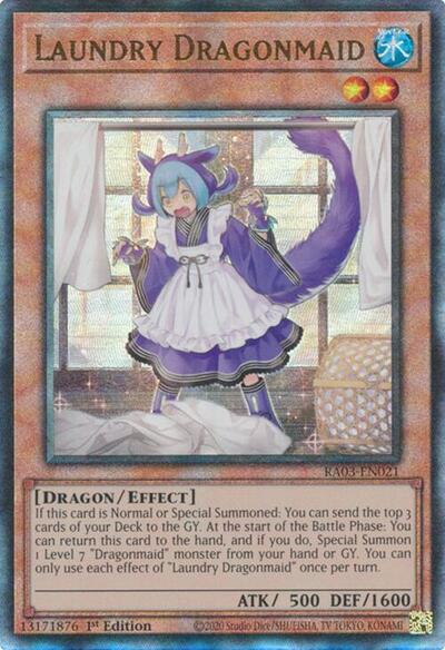 Laundry Dragonmaid (PUR) (RA03-EN021) [Quarter Century Bonanza]