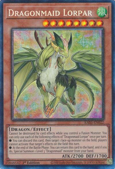 Dragonmaid Lorpar (PCR) (RA03-EN022) [Quarter Century Bonanza]