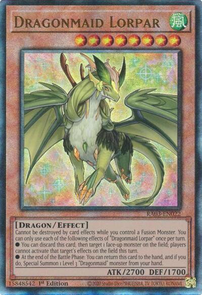 Dragonmaid Lorpar (PUR) (RA03-EN022) [Quarter Century Bonanza]